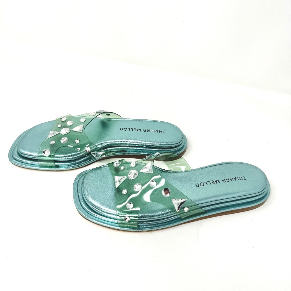 Tamara Mellon Pillow Top Stellaire Slides